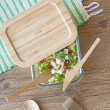 Glas Container with Bamboo Lid, 1,8 L, PEBBLY XL COOK & STORE, 23 x 16,5 x H 8 cm, Clear / Nature Glas Container with Bamboo Lid, 1,8 L, PEBBLY XL COOK & STORE, 23 x 16,5 x H 8 cm, Clear / Nature
