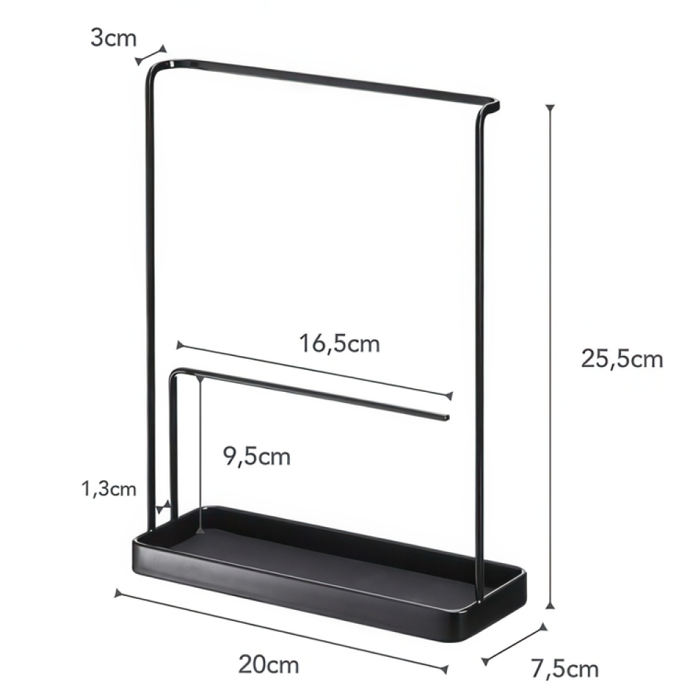 Glasses & accessories storage stand, TOWER, Yamazaki in the group Storage / Bedroom storage / Jewelry storage at SmartaSaker.se (41036)