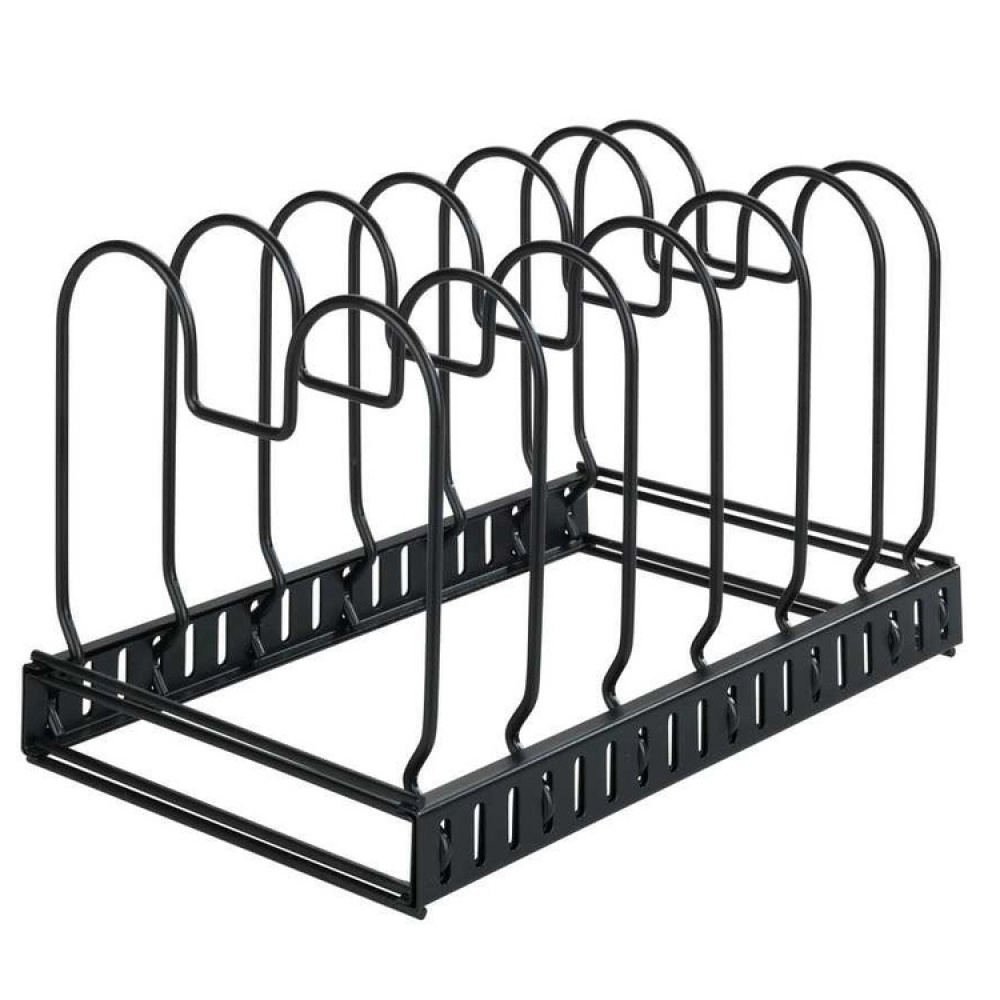 Lids & Pans organizer, DECKELHALTER, Adjustable 30 -57 cm, Black in the group Storage / Kitchen storage / Kitchen cabinet organizers at SmartaSaker.se (41043)