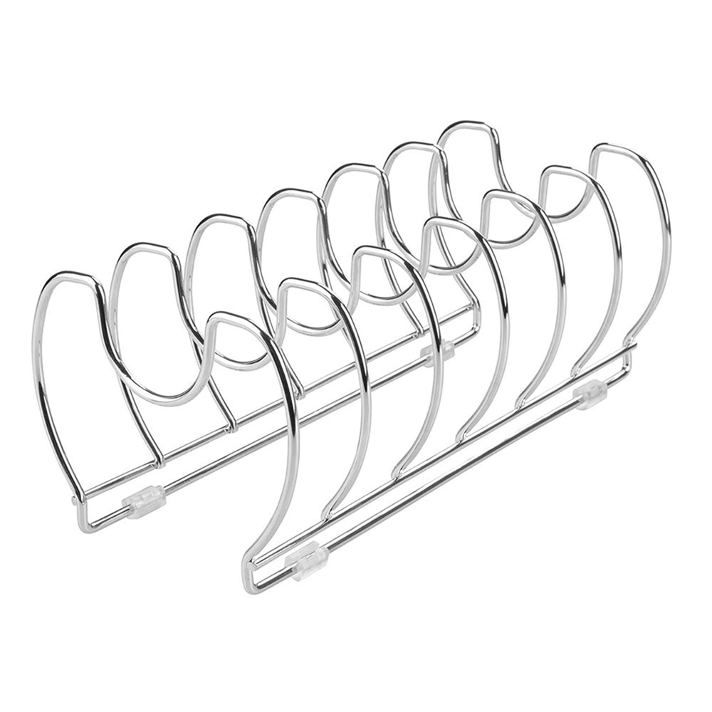 Cookware Organizer in Metal, 6 Slots, ID CLASSICO, Chrome in the group Storage / Kitchen storage / Kitchen cabinet organizers at SmartaSaker.se (41045)