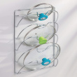 Lid Rack in Metal, 5 Slots, ID CLASSICO, Chrome