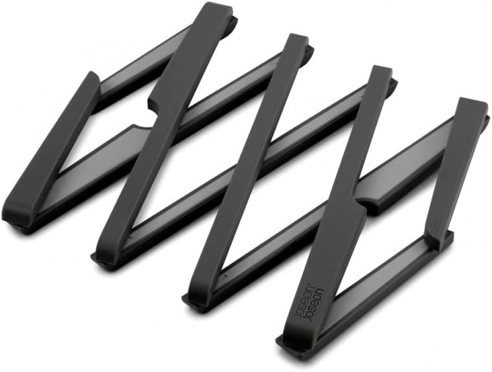 Trivet in Silicone, STRETCH EXTANDABLE POT STAND, Joseph Joseph, Black in the group Storage / Kitchen storage at SmartaSaker.se (41053)