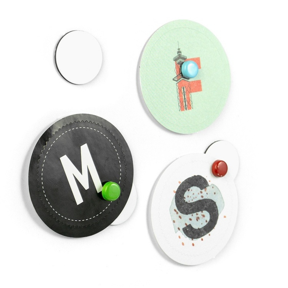 Magnetic dots, self-adhesive, Set of 28, ELEMENT DOT FLEX, Ø 2 cm in the group Storage / Magnets and adhesives / Magnetic storage at SmartaSaker.se (41056)