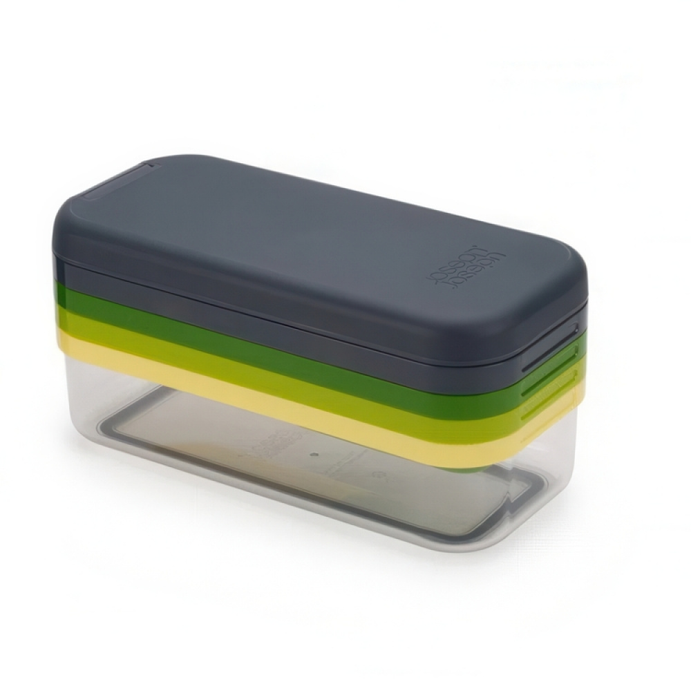 Chop, Grate and Slice, 4-IN-1 MULTI-PREP, Joseph Joseph, Green / Yellow in the group Storage / Kitchen storage at SmartaSaker.se (41058)