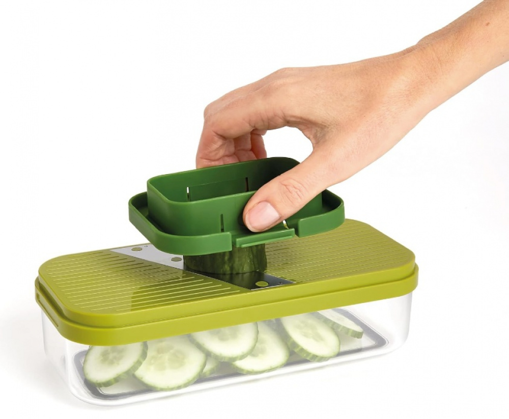 Chop, Grate and Slice, 4-IN-1 MULTI-PREP, Joseph Joseph, Green / Yellow in the group Storage / Kitchen storage at SmartaSaker.se (41058)