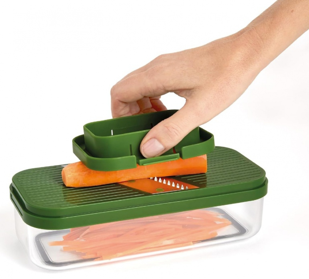 Chop, Grate and Slice, 4-IN-1 MULTI-PREP, Joseph Joseph, Green / Yellow in the group Storage / Kitchen storage at SmartaSaker.se (41058)