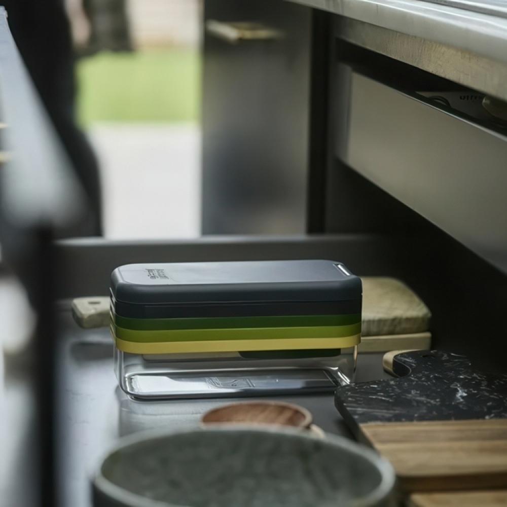 Chop, Grate and Slice, 4-IN-1 MULTI-PREP, Joseph Joseph, Green / Yellow in the group Storage / Kitchen storage at SmartaSaker.se (41058)
