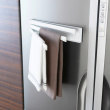 Magnetic Hanger in metal, TOWER TEA-TOWEL HOLDER, Yamazaki, White Magnetic Hanger in metal, TOWER TEA-TOWEL HOLDER, Yamazaki, White