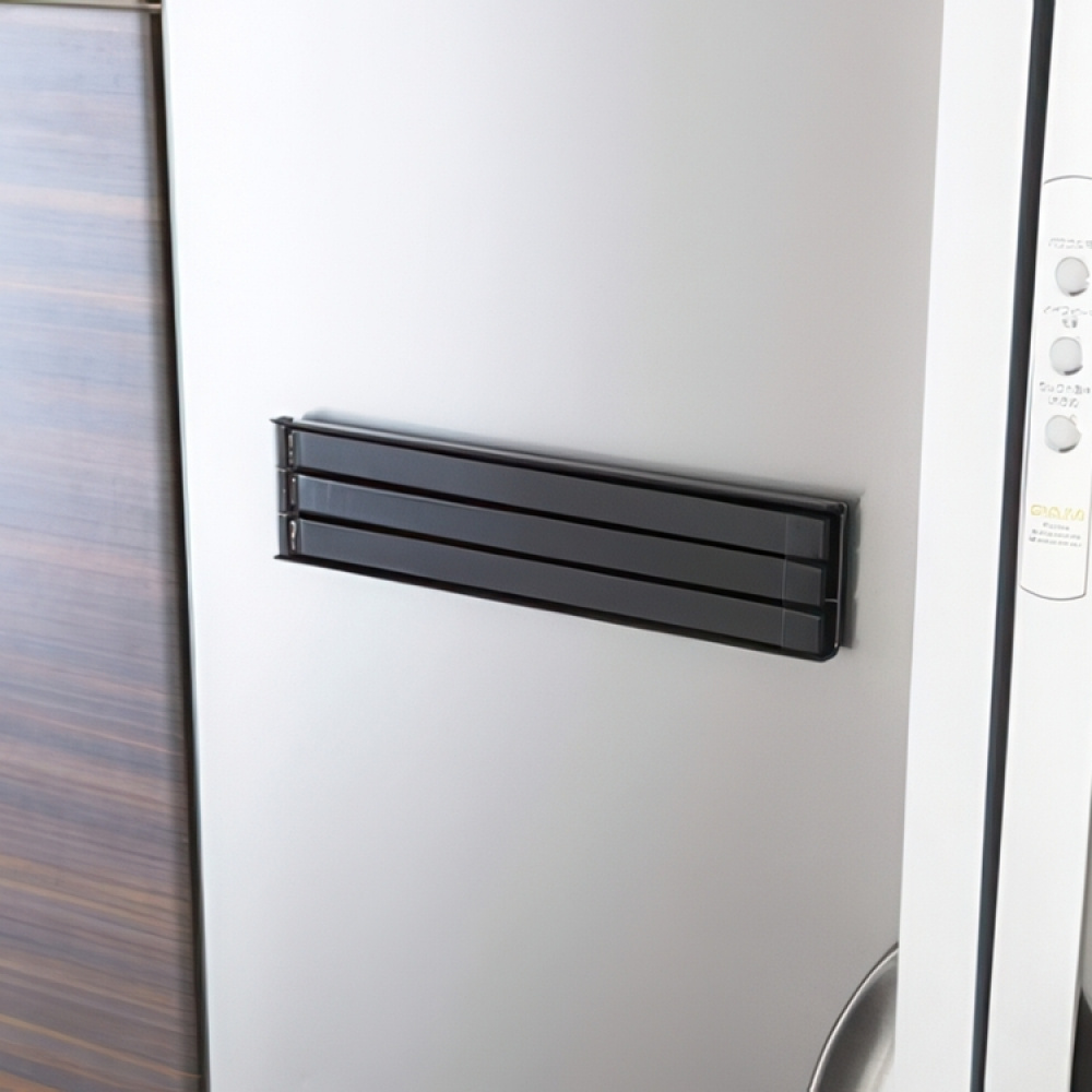 Magnetic Hanger in metal, TOWER TEA-TOWEL HOLDER, Yamazaki, Black in the group Storage / Bathroom storage at SmartaSaker.se (41060)
