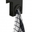 Towel holder over door, Metal, OUT DOOR, Black  Towel holder over door, Metal, OUT DOOR, Black