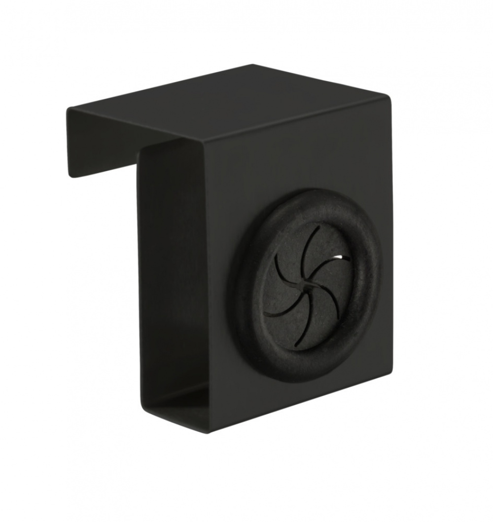 Towel holder over door, Metal, OUT DOOR, Black in the group Storage / Kitchen storage / Kitchen cabinet organizers / Hooks at SmartaSaker.se (41067)