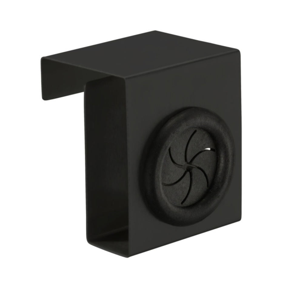Towel holder over door, Metal, OUT DOOR, Black in the group Storage / Kitchen storage / Kitchen cabinet organizers / Hooks at SmartaSaker.se (41067)