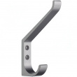 Coat hook in aluminium, BESLAGSBODEN, H 13,5 cm, Silver Coat hook in aluminium, BESLAGSBODEN, H 13,5 cm, Silver