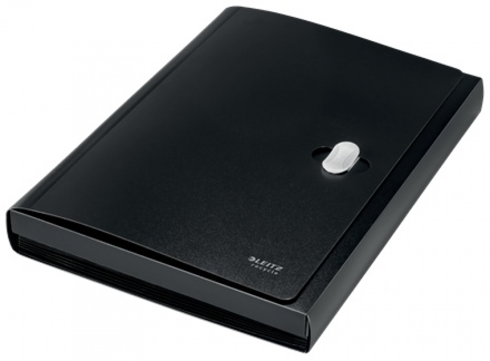 Expanding case, with 5 sections, LEITZ RECYCLE, A4, Black in the group Storage / Office supplies at SmartaSaker.se (41073)