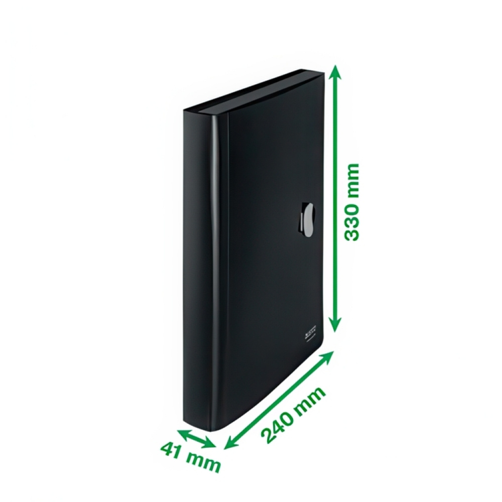 Expanding case, with 5 sections, LEITZ RECYCLE, A4, Black in the group Storage / Office supplies at SmartaSaker.se (41073)