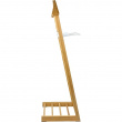 Clothes rack in Bamboo, VALET STAND, Nature / White Clothes rack in Bamboo, VALET STAND, Nature / White