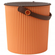 Bucket / basket with lid, MEDIUM OMNIOUTIL,10 L, Apricot Bucket / basket with lid, MEDIUM OMNIOUTIL,10 L, Apricot