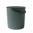 Bucket / basket with lid, LARGE OMNIOUTIL, 20L, Baked Green