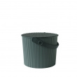 Bucket / basket with lid, SMALL OMNIOUTIL, 8L, Baked Green Bucket / basket with lid, SMALL OMNIOUTIL, 8L, Baked Green