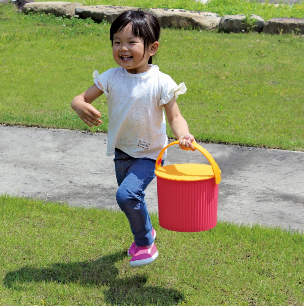 Bucket / basket with lid, MINI OMNIOUTIL, 4 L, Light Blue in the group Storage / Storage room and garage / Baskets and buckets at SmartaSaker.se (41090)