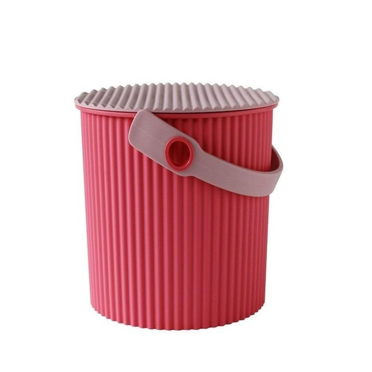 Bucket / basket with lid, LARGE OMNIOUTIL, 20L, Flamingo Pink in the group Storage / Storage room and garage / Baskets and buckets at SmartaSaker.se (41096)