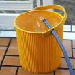 Bucket with lid 20L, Omnioutil, mustard yellow