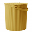 Bucket with lid 20L, Omnioutil, mustard yellow