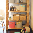 Bucket / basket with lid, LARGE OMNIOUTIL, 20L, Mustard Bucket / basket with lid, LARGE OMNIOUTIL, 20L, Mustard