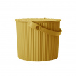 Bucket / basket with lid, SMALL OMNIOUTIL, 8L, Mustard