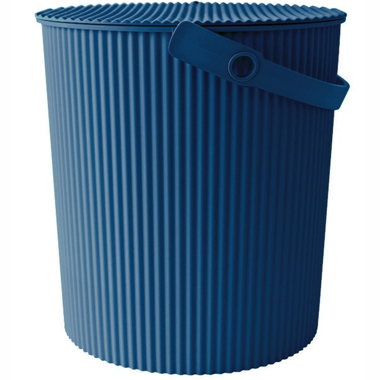 Bucket / basket with lid, LARGE OMNIOUTIL, 20L, Navy in the group Storage / Storage room and garage / Baskets and buckets at SmartaSaker.se (41120)