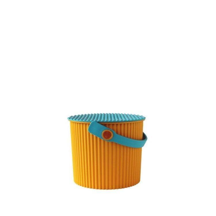 Bucket / basket with lid, MINI OMNIOUTIL, 4 L, Orange in the group Storage / Storage room and garage / Baskets and buckets at SmartaSaker.se (41126)