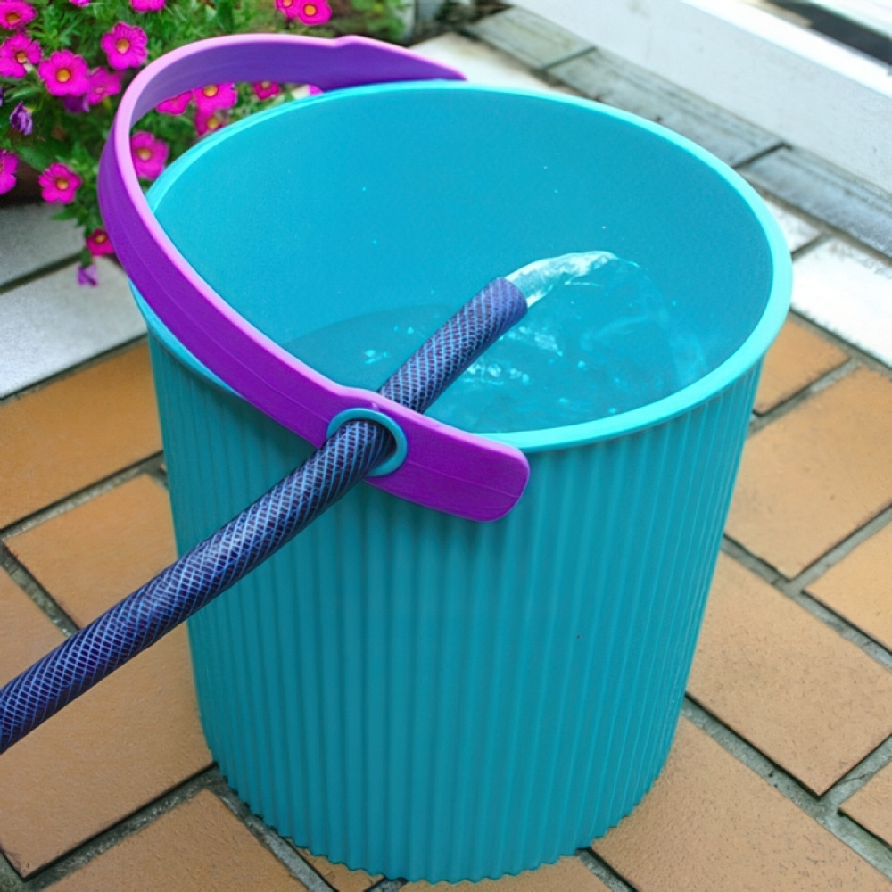 Bucket with lid 20L, Omnioutil, cerise/orange in the group Storage / Storage room and garage / Baskets and buckets at SmartaSaker.se (41128)
