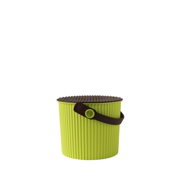 Bucket / basket with lid, MINI OMNIOUTIL, 4 L, Vivid Green in the group Storage / Storage room and garage / Baskets and buckets at SmartaSaker.se (41147)