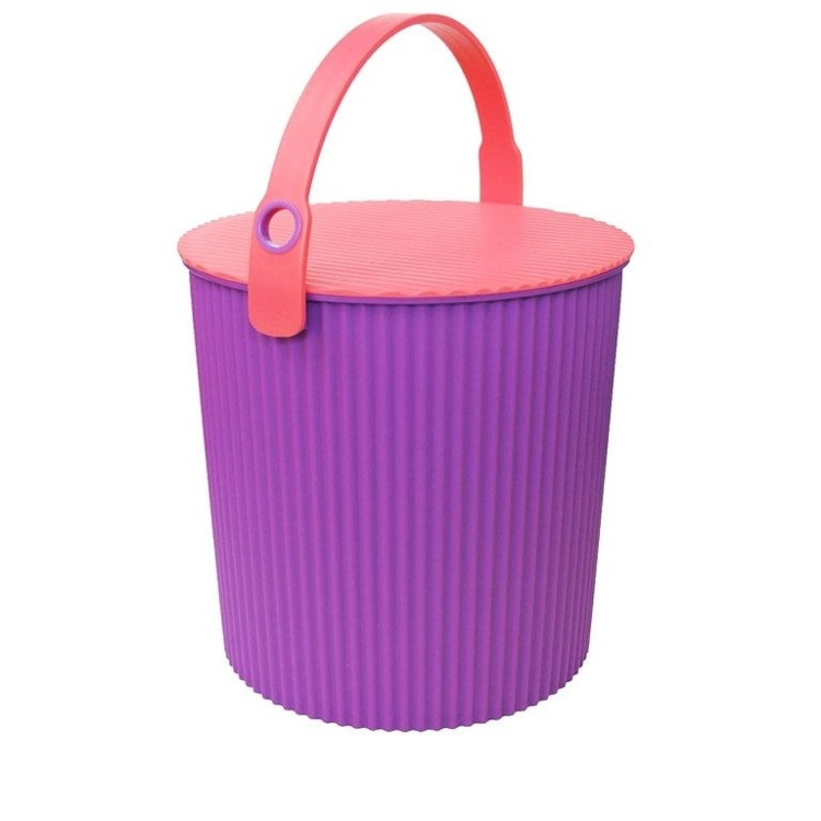 Bucket / basket with lid, LARGE OMNIOUTIL, 20L, Vivid Purple in the group Storage / Storage room and garage / Baskets and buckets at SmartaSaker.se (41149)