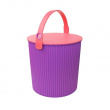 Bucket / basket with lid, MEDIUM OMNIOUTIL, 10 L, Vivid Purple