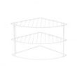 Shelf with 3 shelves, CORNER SHELF CURVED, 24 x 23 x H 20,5 cm, White Shelf with 3 shelves, CORNER SHELF CURVED, 24 x 23 x H 20,5 cm, White