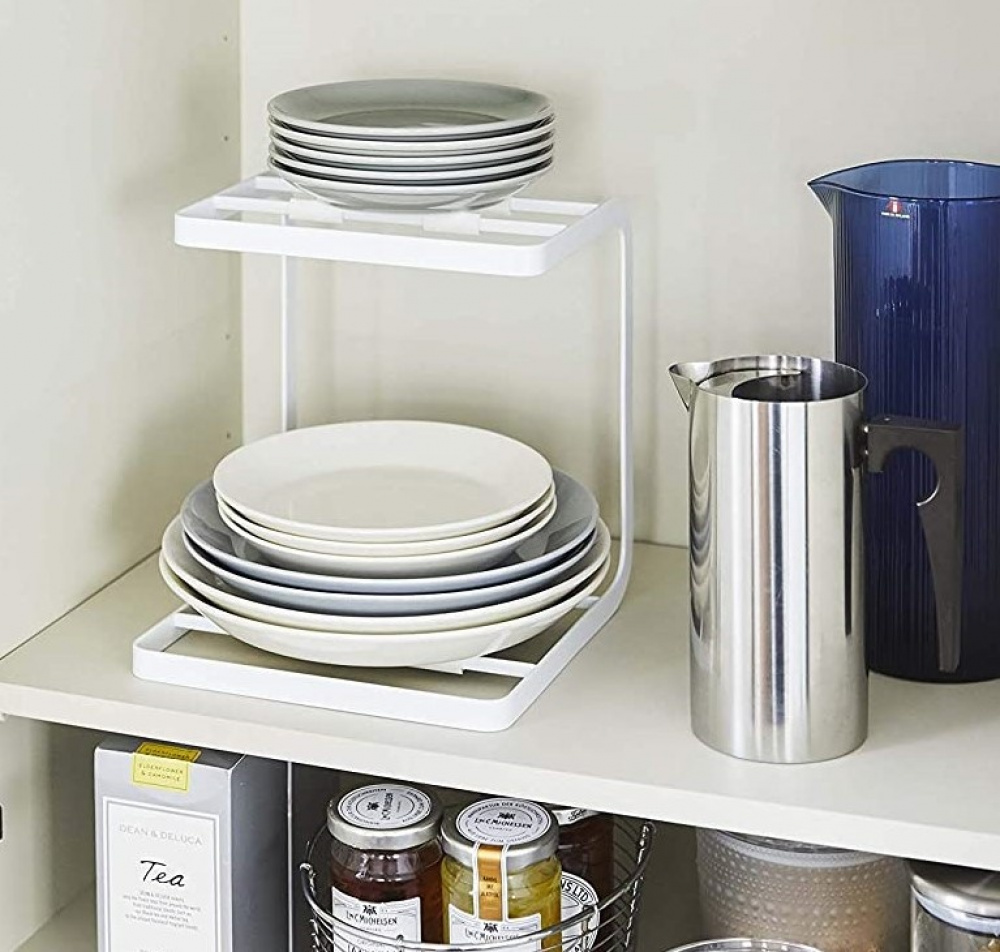 Rack for Cookware, TOWER POT STAND, Yamazaki, White in the group Storage / Kitchen storage / Kitchen cabinet organizers at SmartaSaker.se (41170)