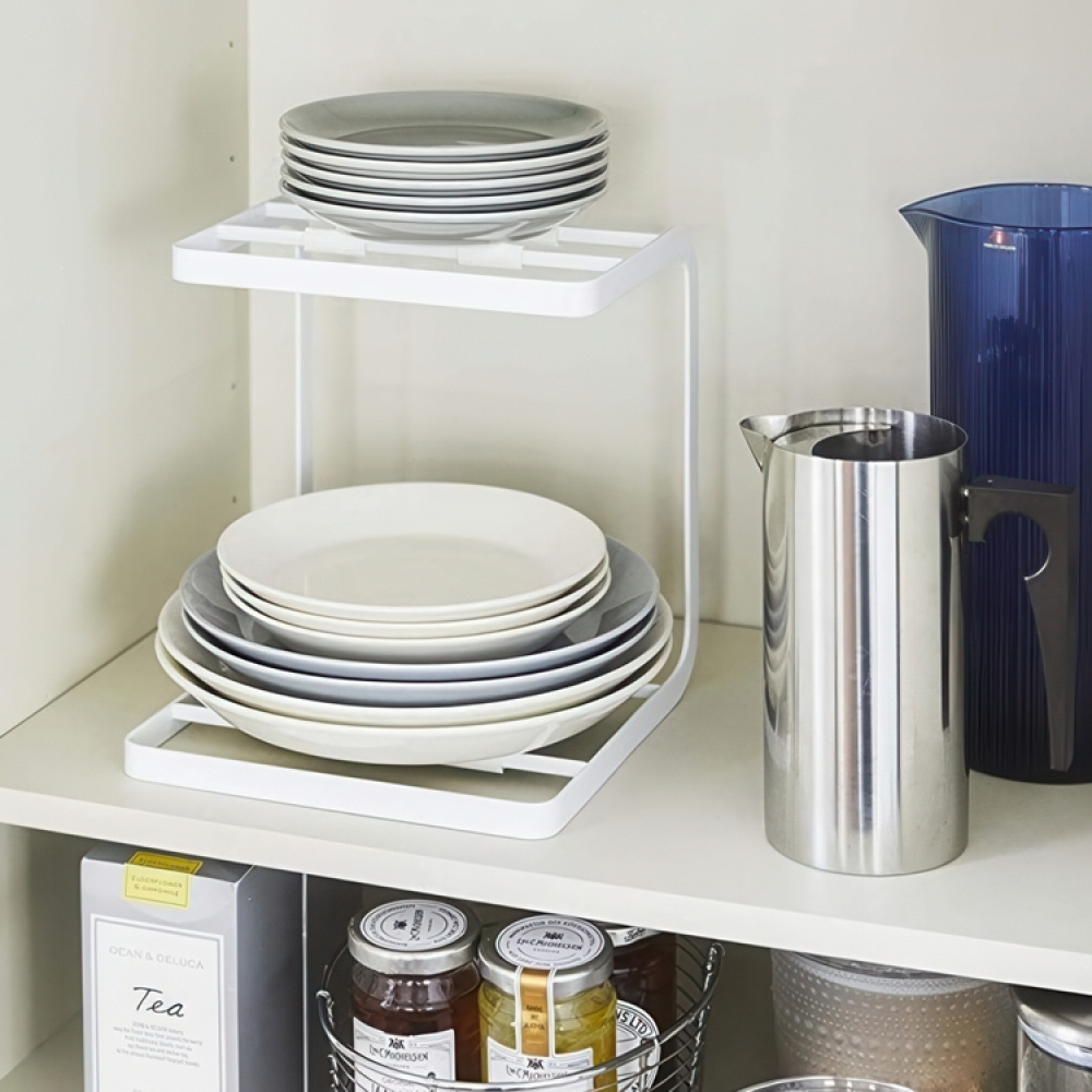 Rack for Cookware, TOWER POT STAND, Yamazaki, White in the group Storage / Kitchen storage / Kitchen cabinet organizers at SmartaSaker.se (41170)