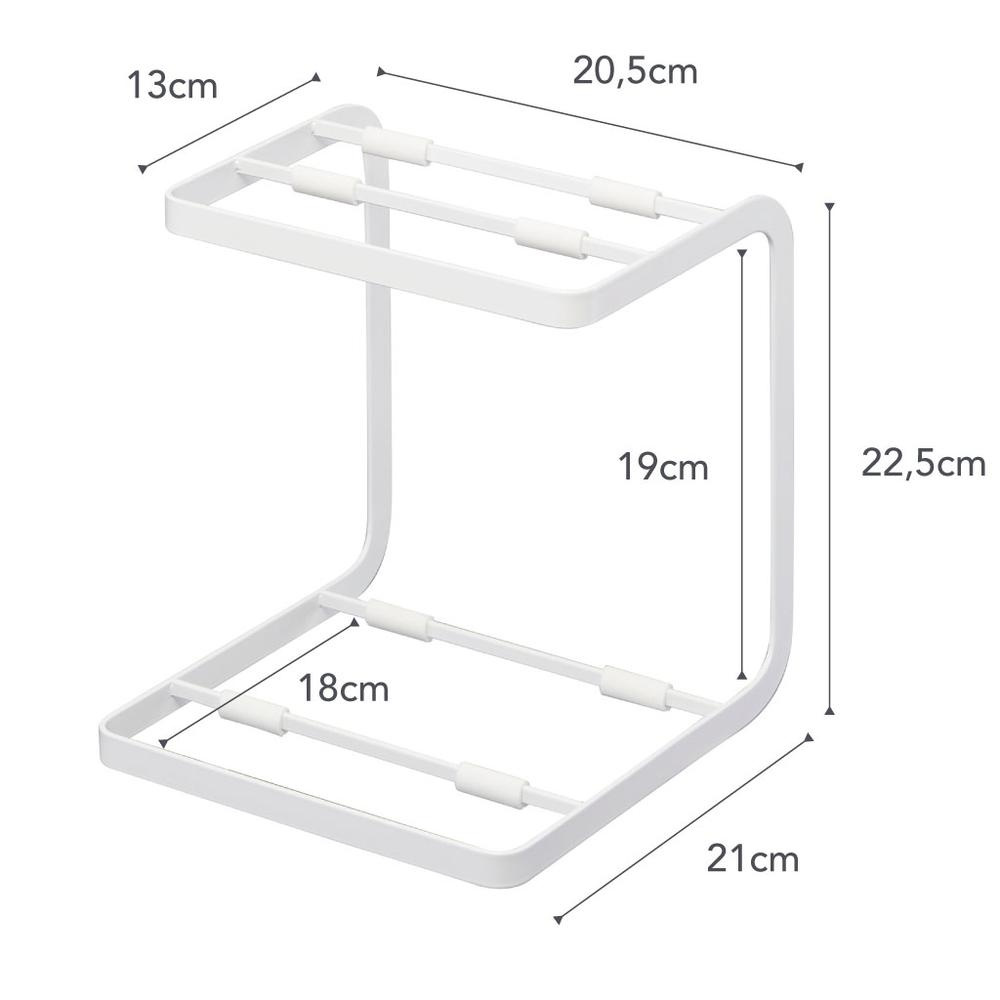 Rack for Cookware, TOWER POT STAND, Yamazaki, White in the group Storage / Kitchen storage / Kitchen cabinet organizers at SmartaSaker.se (41170)