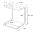 Rack for Cookware, TOWER POT STAND, Yamazaki, White Rack for Cookware, TOWER POT STAND, Yamazaki, White