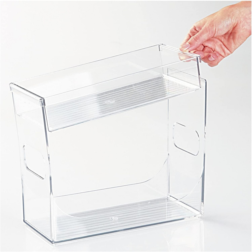 Spice Rack, LINUS CABINET ORGANIZER, 12 x 26 x 21,6 cm, Transparent in the group Storage / Kitchen storage / Kitchen cabinet organizers / Spice racks at SmartaSaker.se (41171)