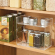 Spice Rack, LINUS CABINET ORGANIZER, 12 x 26 x 21,6 cm, Transparent Spice Rack, LINUS CABINET ORGANIZER, 12 x 26 x 21,6 cm, Transparent