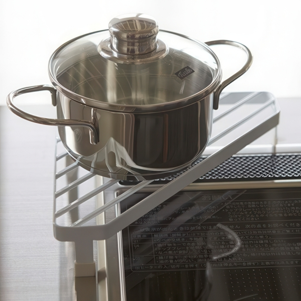 Corner Rack for Stove, TOWER, 22 x 22 x H 5 cm, Yamazaki, White in the group Storage / Kitchen storage at SmartaSaker.se (41172)