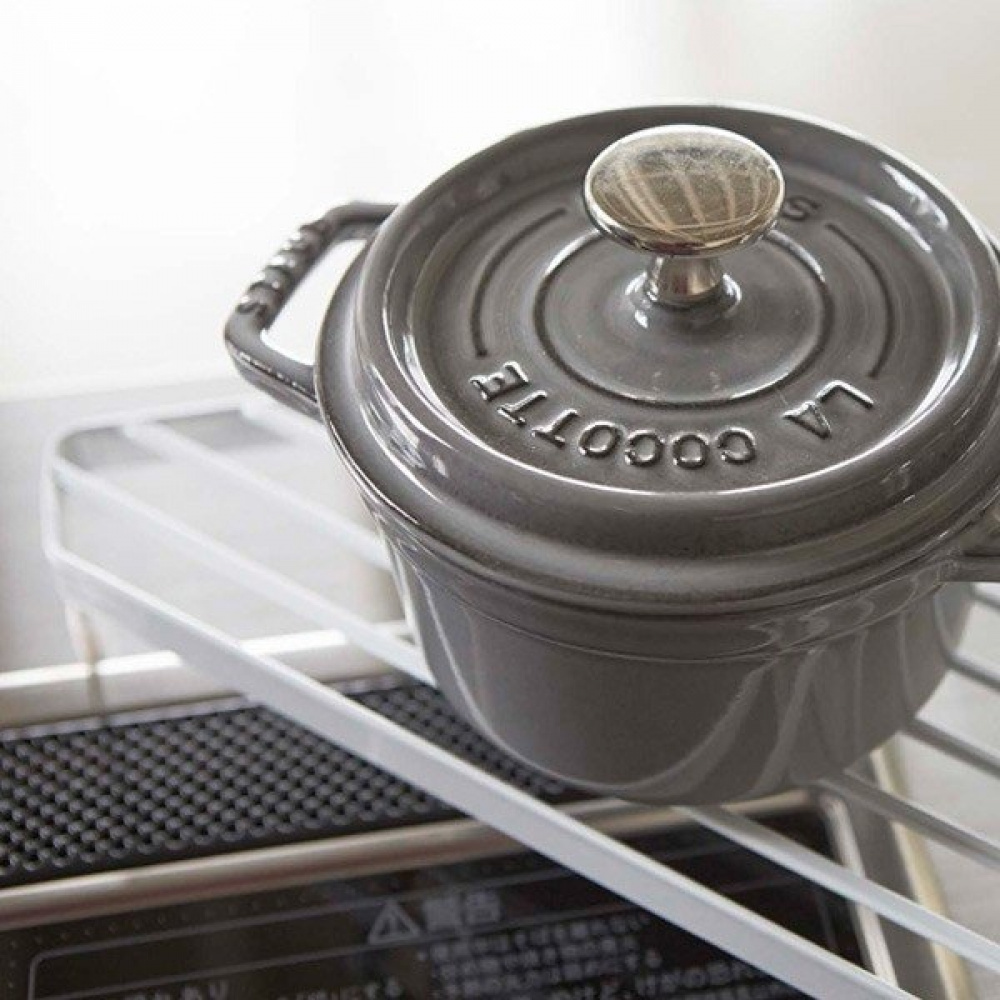 Corner Rack for Stove, TOWER, 22 x 22 x H 5 cm, Yamazaki, White in the group Storage / Kitchen storage at SmartaSaker.se (41172)