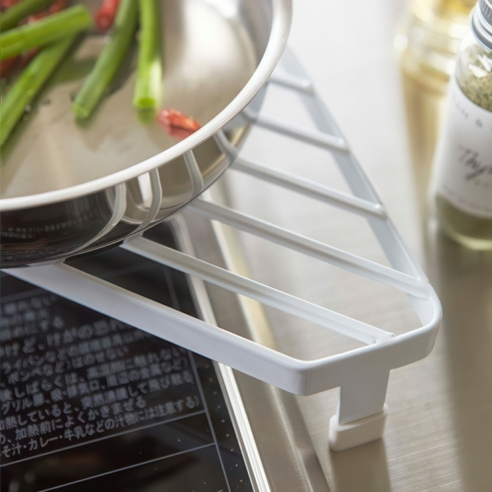 Corner Rack for Stove, TOWER, 22 x 22 x H 5 cm, Yamazaki, White in the group Storage / Kitchen storage at SmartaSaker.se (41172)
