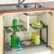 Under Sink Storage, Extendable, FLEXI UNDER-SINK SHELF, 45 - 80 cm, Grey Under Sink Storage, Extendable, FLEXI UNDER-SINK SHELF, 45 - 80 cm, Grey