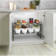 Under Sink Storage, Extendable, FLEXI UNDER-SINK SHELF, 45 - 80 cm, Grey Under Sink Storage, Extendable, FLEXI UNDER-SINK SHELF, 45 - 80 cm, Grey