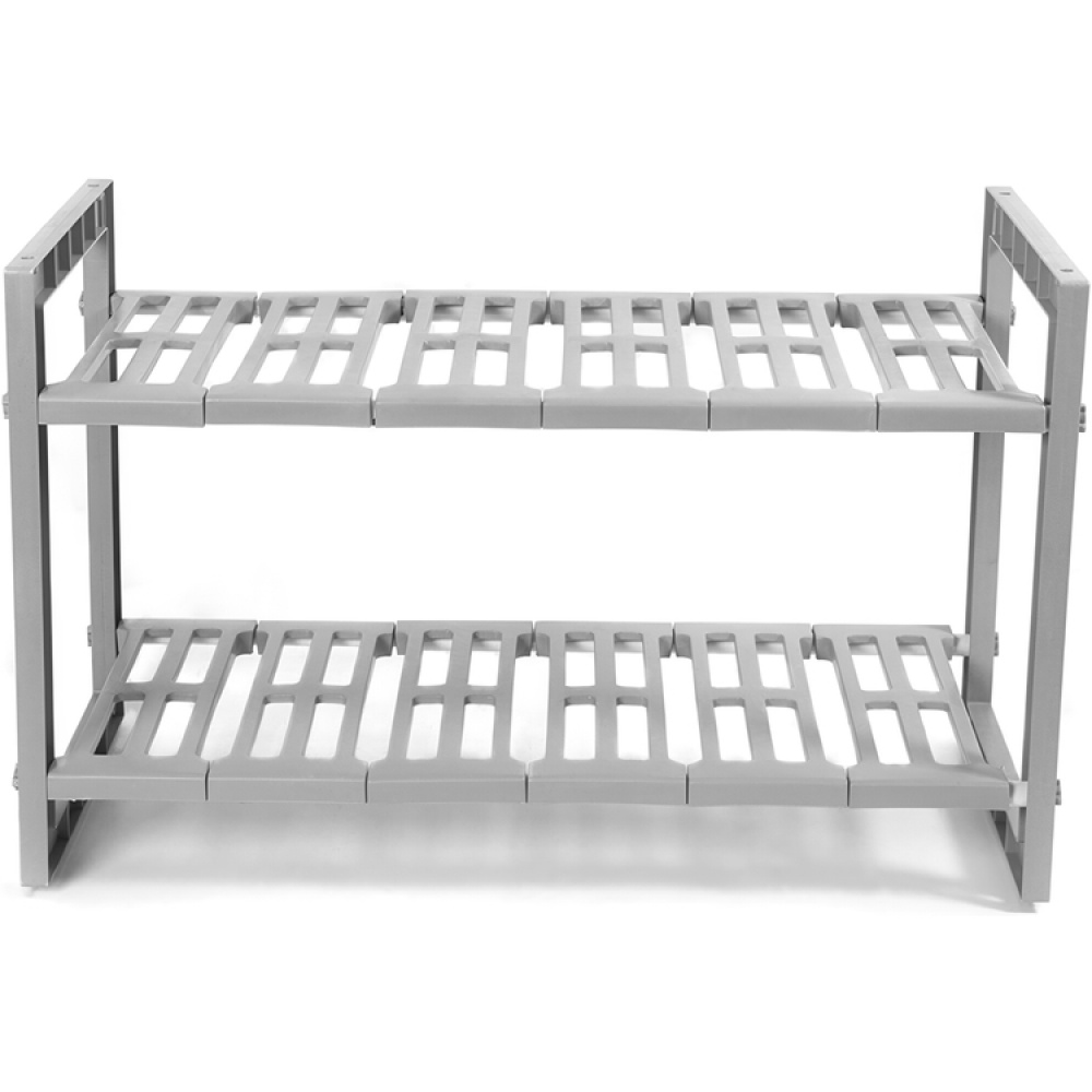 Under Sink Shelf, Extendable, UNDER-SINK RACK, Extendable 48 - 85 cm, Grey in the group Storage / Kitchen storage / Kitchen cabinet organizers / Under sink storage at SmartaSaker.se (41175)