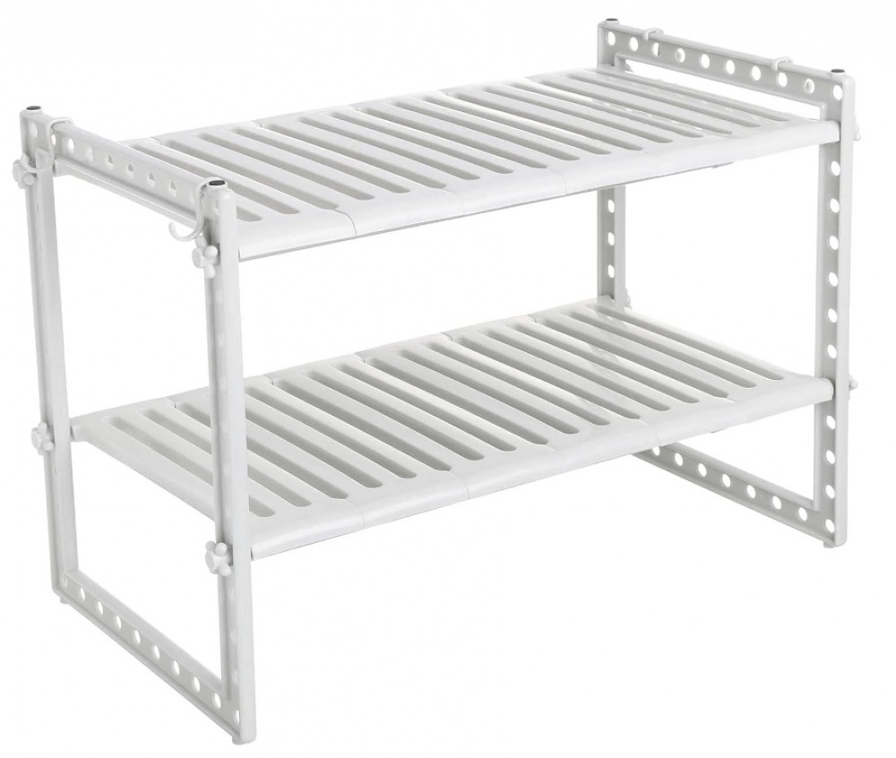 Under Sink Storage, Extendable 41 - 70, RAYEN, Light Grey in the group Storage / Kitchen storage / Kitchen cabinet organizers at SmartaSaker.se (41176)