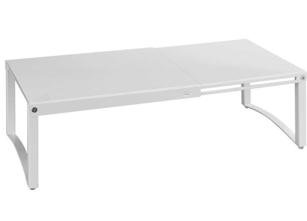 Shelf in strong metal, Extendable, TELESCOPIC SHELF , 30 -54 x 25 x H 15 cm, White in the group Storage / Kitchen storage / Kitchen cabinet organizers at SmartaSaker.se (41179)